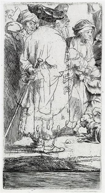 REMBRANDT VAN RIJN andCAPTAIN WILLIAM BAILLIE Bound volume with approximately 150 etchings, including numerous proof impressions of ...